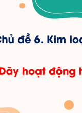 Bài 16. Dãy hoạt động hoá học